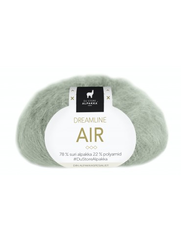 RAKLA Alpakka - Dreamline Air, farve 318 Støvgrøn